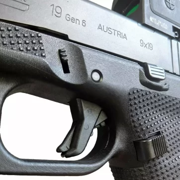 Glock 19 Gen6 Compact pistoletas 9x19mm, Optics Ready, FS