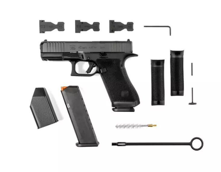 Glock 19 Gen6 Compact pistoletas 9x19mm, Optics Ready, FS
